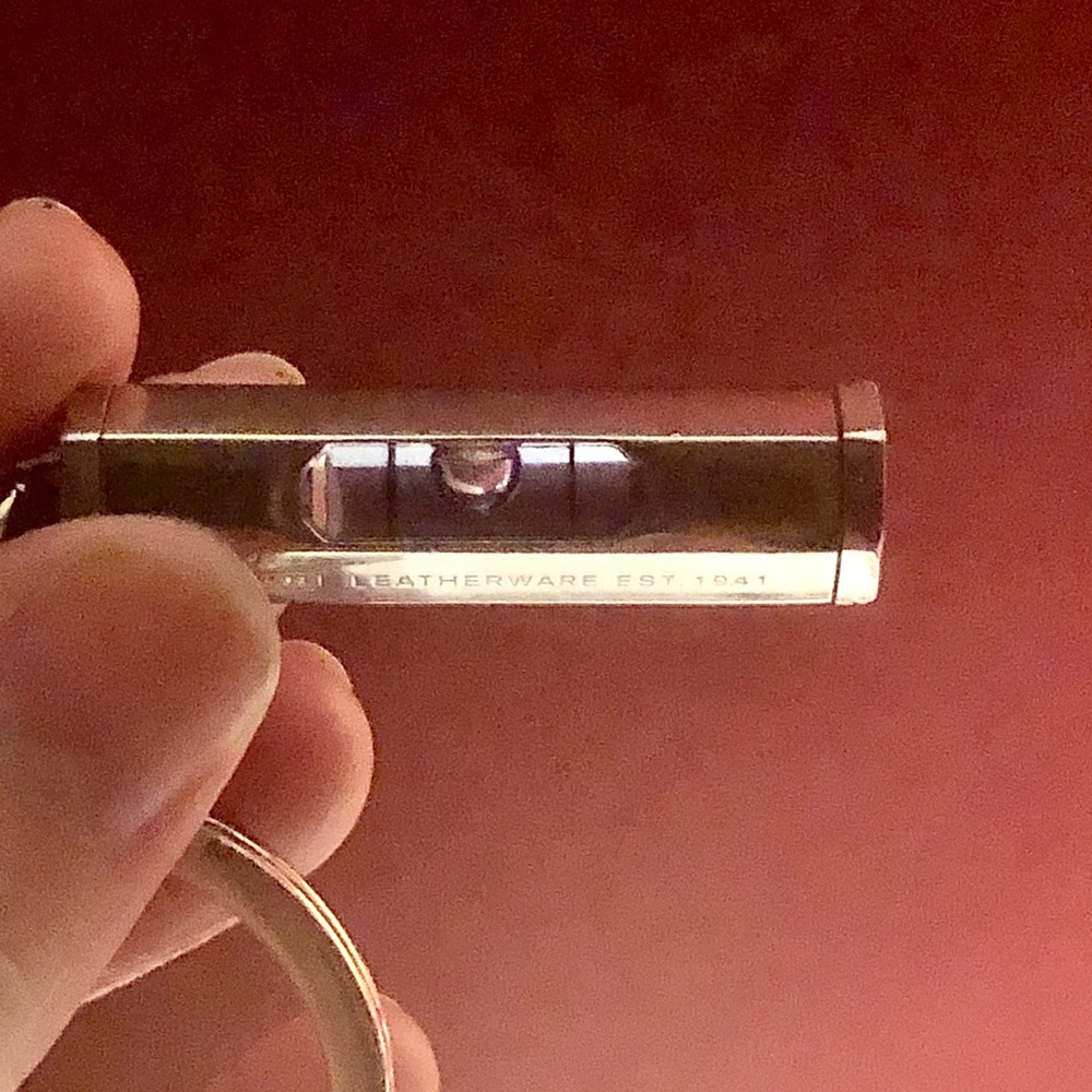 Coach Silvertone Keychain Hardware Level